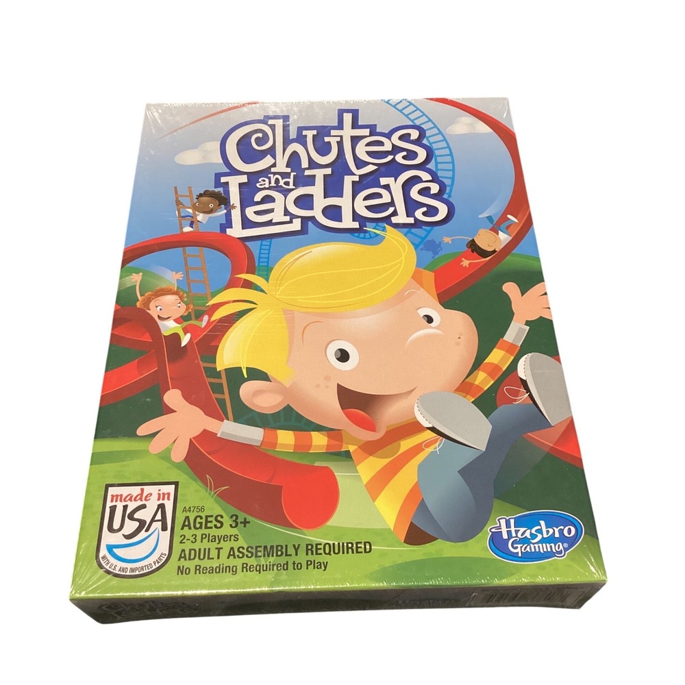 Hasbro Gaming Chutes and Ladders Board Game New Sealed‎ A4756 Kids Ages 3+